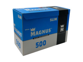 Гильзы для сигарет  "Magnus Slim White" - 500 шт. (6.5мм)