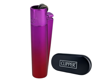 Запальничка Clipper метал Pink (глянец)
