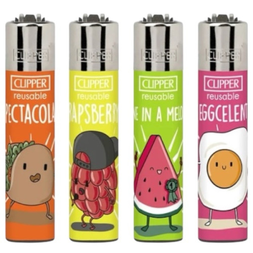 Запальничка Clipper Classic Food Sentences