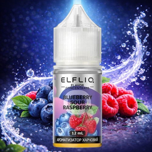 Набір для самозамісу Elf Liq Blueberry Sour Raspberry 30 мл 50 мг зі смаком чорниці з кислою малиною
