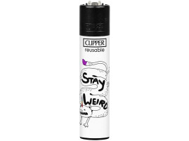 Зажигалка Clipper Classic Stay Weird #3