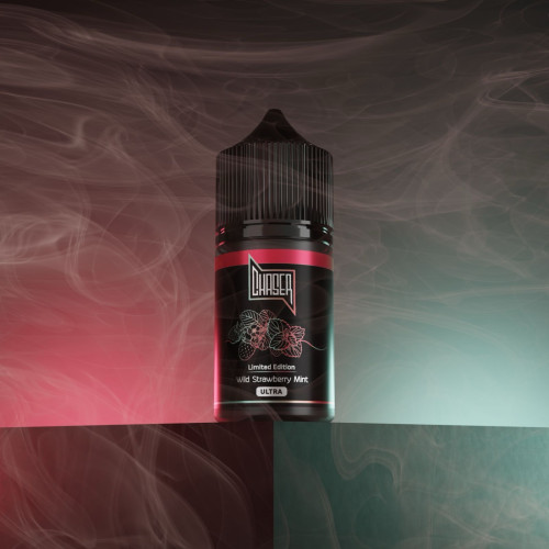 Набір для самозамісу Chaser Black Wild Strawberry Mint 30 мл 50 мг зі смаком суниці з ментолом