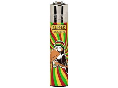 Запальничка Clipper mini "Rasta Animals" #1