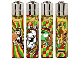 Запальничка Clipper mini "Rasta Animals