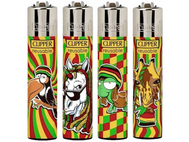 Запальничка Clipper mini "Rasta Animals