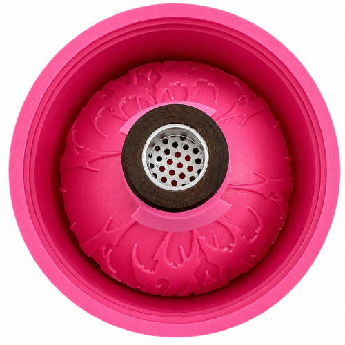 Акриловий водний для куріння з кришкою Pink