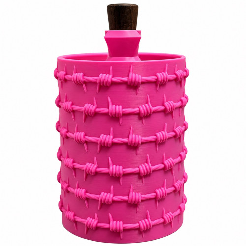 Акриловий водний для куріння з кришкою Pink
