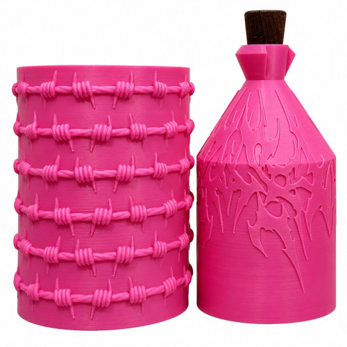 Акриловий водний для куріння з кришкою Pink