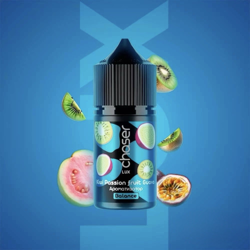 Набір для самозамісу Chaser Lux Kiwi Passion Fruit Guava 65 мг 30 мл зі смаком ківі, маракуї та гуави