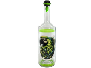 Бонг - Воднік для куріня з скла «Macaw Weed» 