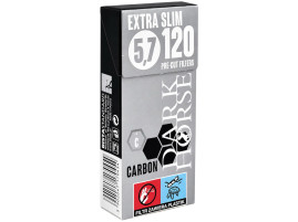 Фільтри для самокруток DARK HORSE PRECUT CARBON EXTRA SLIM 5,7х14 мм (120 шт)