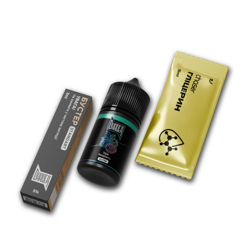 Набор для самозамеса Chaser Black Triple Raspberry30 мл 50 мг со вкусом трех сортов малины