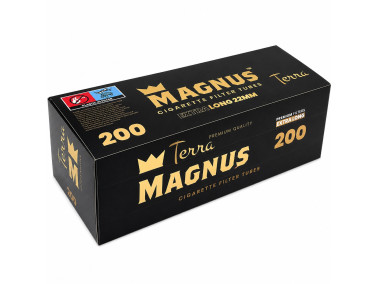 Гільзи для набиття сигарет Magnus Terra Extra Long 22мм 200 шт (Коричневі)