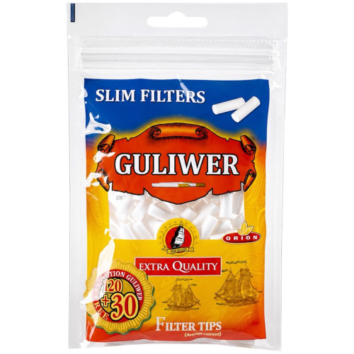 Фільтри для самокруток Guliwer Slim 6х15 мм 150 шт