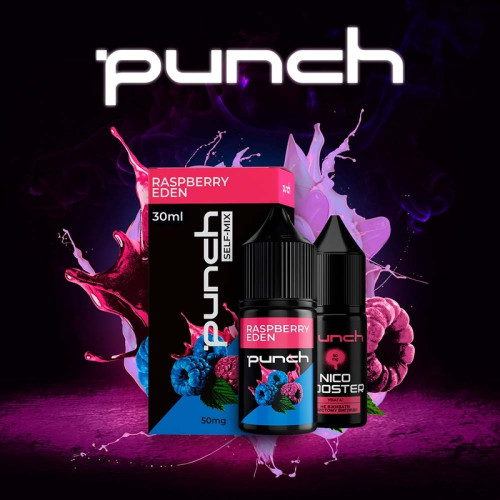 Набір для самозамішування Punch Raspberry Eden 30 мл 50 мг зі смаком малини та ожини