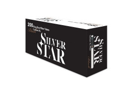 Гільзи для цигарок Silver Star Carbon Black Filter Tube X-Long 24 мм