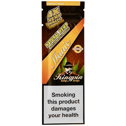 Конопляння бланти KingPin Hemp Wraps Manic Манго
