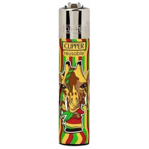 Запальничка Clipper mini "Rasta Animals" #4