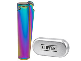 Запальничка Clipper метал бензиновая Chameleon