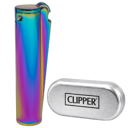 Запальничка Clipper метал бензиновая Chameleon