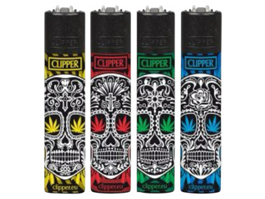 Запальничка Clipper Classic Skulls