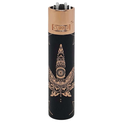 Запальничка Clipper колір Rasta Lux чорно-бронзовий
