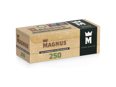 Гільзи для набиття сигарет Magnus peper BIO 250 шт. (паперовий фільтр)