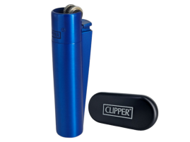 Запальничка Clipper метал Blue (мат)