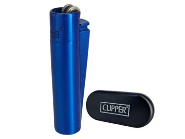 Запальничка Clipper метал Blue (мат)