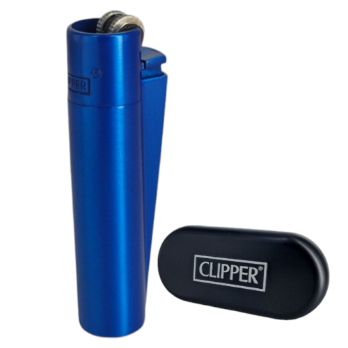 Запальничка Clipper метал Blue (мат)