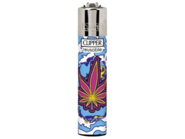 Запальничка Clipper Classic Art Weed #4