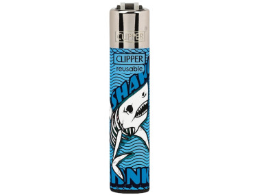 Запальничка Clipper Skeleton Fish Series Blue