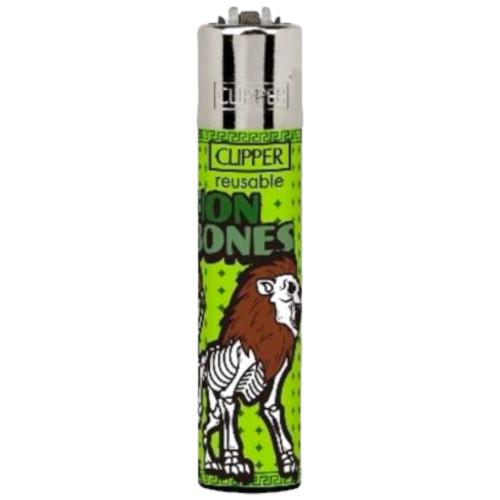 Зажигалка Clipper Classic Wild Bones Green