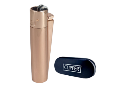 Запальничка Clipper метал Rose Gold (глянец)