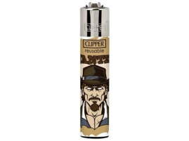 Зажигалка Clipper mini "Wanted Gang" #1