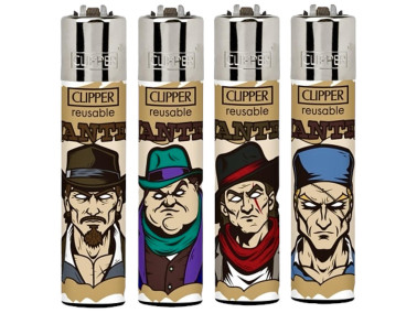 Запальничка Clipper mini "Wanted Gang"