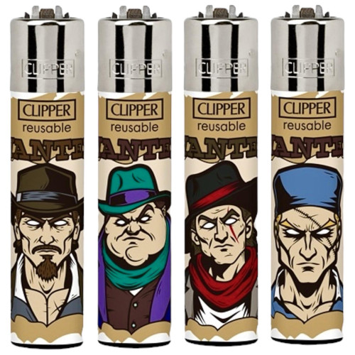Запальничка Clipper mini "Wanted Gang"