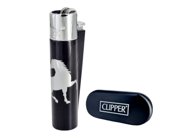 Запальничка Clipper метал Unicorn Silver
