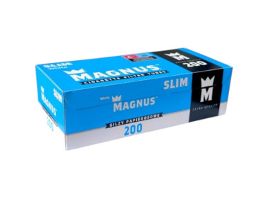 Гільзи для цигарок "Magnus Slim White"- 200 шт. (6.5мм)
