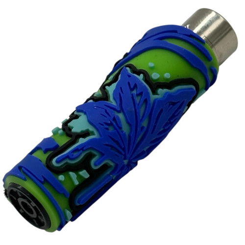Запальничка Clipper в силіконовому чохлі Rasta Leaf Silicone Cover #5
