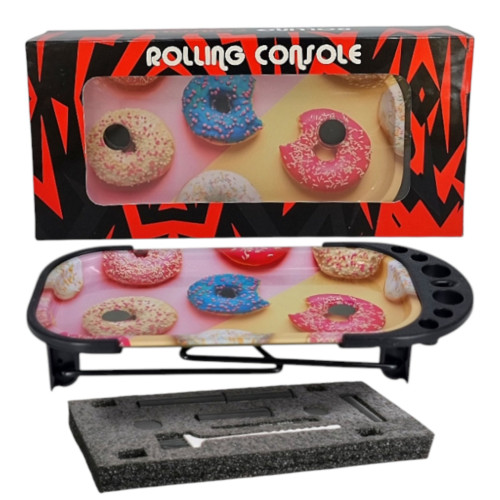 Піднос для набивання джоїнтів та блантів "Rolling Console" з пончиками