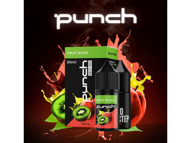 Набір для самозамішування Punch Fruit Rush 30 мл 50 мг зі смаком персика, лимона та ківі