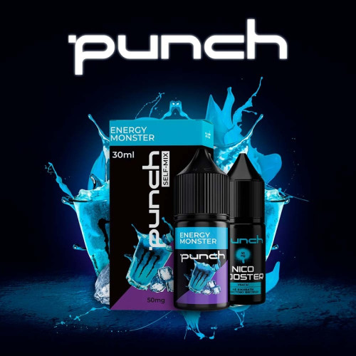 Набір для самозамішування Punch Energy Monster 30 мл 50 мг зі смаком енергетика з льодом