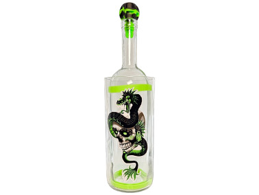 Водний бонг для куріння з скла «Snake Skull»