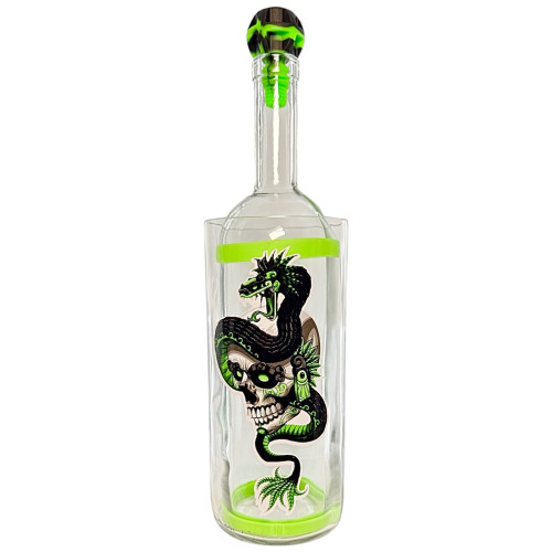 Водний бонг для куріння з скла «Snake Skull»