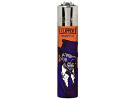 Запальничка Clipper mini "Stylish Skulls" #4