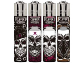Зажигалка Clipper Classic "Astro Skulls"