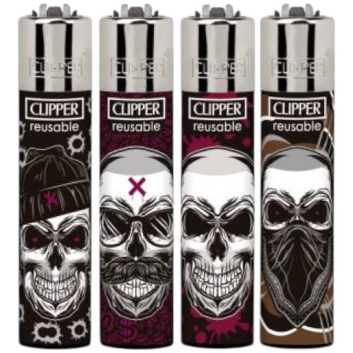Запальничка Clipper Classic "Astro Skulls"