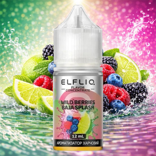 Набір для самозамісу Elf Liq Wild Berries Baja Splash 30 мл 50 мг зі смаком лісових ягід