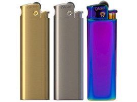 Запальничка Cricket Deluxe метал турбо